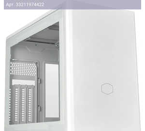 Компьютерный корпус miniITX Cooler Master MasterBox NR200P V2 белый (nr200pv2-wcnn-s00)