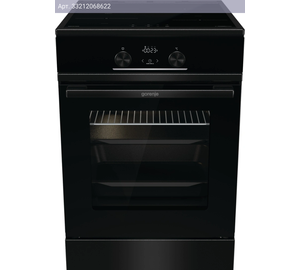 Плита электрическая Gorenje GEIT5C60BPG, стеклокерамика, черный