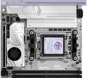 Материнская плата MSI MPG B850I EDGE TI WIFI, Socket AM5, AMD B850, mini-ITX