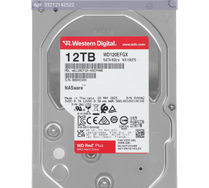 Жесткий диск WD Red Plus WD120EFGX 12TB, SATA III, 3.5