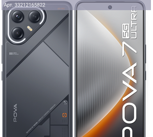 Смартфон Tecno Pova 7 Ultra 5G 12ГБ/256ГБ, черный (lj9 256+12 geek black)