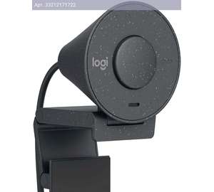 Веб-камера Logitech HD Webcam Brio 300, черный/черный (960-001438)