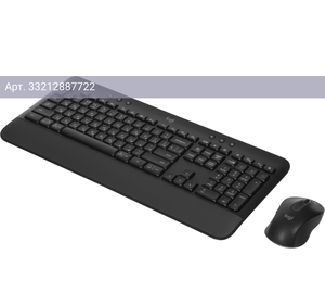 Комплект клавиатура+мышь Logitech MK650 графитовый/черный (920-011013)