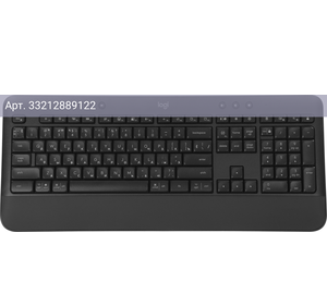 Клавиатура Logitech K650, русские и английские буквы, черный (920-010954)