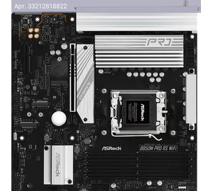 Материнская плата Asrock B850M PRO RS WIFI, Socket AM5, AMD B850, mATX
