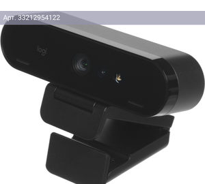 Веб-камера Logitech Brio, черный (960-001723)
