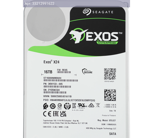 Жесткий диск Seagate Exos X24 ST16000NM002H 16TB, SATA III, 3.5