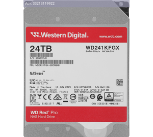 Жесткий диск WD Red Pro WD241KFGX 24TB, SATA III, 3.5
