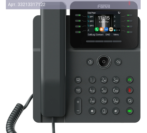 Телефон IP Fanvil V62G черный