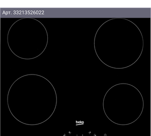 Варочная поверхность Beko HIC64400E черный (7756287601)