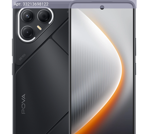 Смартфон Tecno Pova 7 5G 8ГБ/128ГБ, черный (lj7 128+8 geek black)
