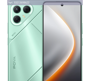 Смартфон Tecno Pova 7 5G 8ГБ/128ГБ, зеленый (lj7 128+8 oasis green)