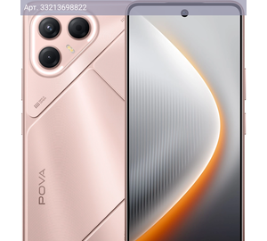 Смартфон Tecno Pova 7 5G 8ГБ/128ГБ, розовый (lj7 128+8 stardust pink)