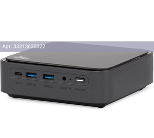Неттоп IRU Tactio 310TLCN, Intel Core i3 1115G4, DDR4 16ГБ, SSD 256ГБ, Intel UHD Graphics, Windows 11 Pro, черный (2136303)