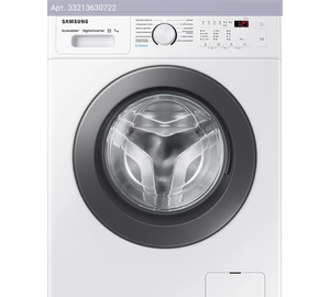 Стиральная машина средняя Samsung WW70AG4S21VELD, с фронтальной загрузкой, 7кг, 1200об/мин, русский интерфейс