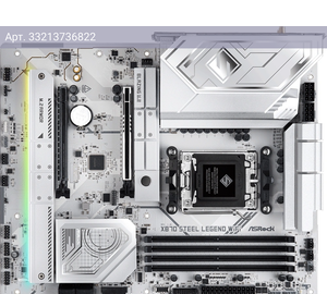 Материнская плата Asrock X870 STEEL LEGEND WIFI, Socket AM5, AMD X870, ATX