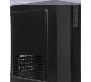 Компьютер Amur Нарвал A5A12, AMD Ryzen 5 3400G, DDR4 8ГБ, SSD 256ГБ, AMD Radeon Vega 11, FreeDOS, черный (2139459)