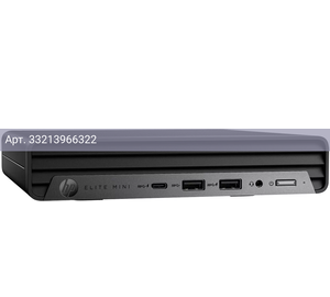 Неттоп HP Elite 800 G9, Intel Core i7 14700, DDR5 16ГБ, SSD 512ГБ, Intel UHD Graphics 770, FreeDOS, черный, русский/английский (c7fx9at)