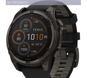 Смарт-часы GARMIN Fenix 8 черный (010-02907-11)