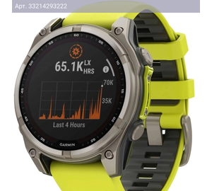 Смарт-часы GARMIN Fenix 8 серый (010-02907-21)