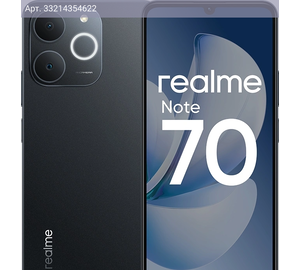 Смартфон Realme Note 70 RMX5313 6ГБ/128ГБ, черный (6941764470613)