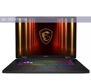 Ноутбук MSI Crosshair 18 HX AI A2XWGKG-012US, 18