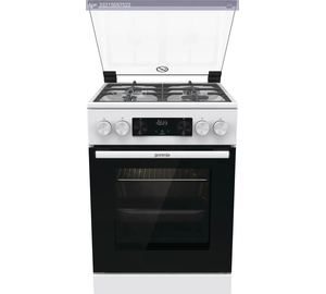 Плита газовая Gorenje GGI5C22WF белый, стеклянная крышка