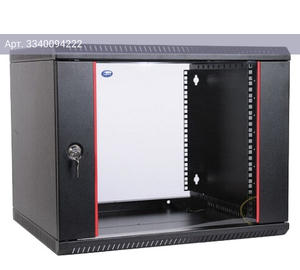 Шкаф коммутационный ЦМО ШРН-Эконом ШРН-Э-6.650-9005 6U черный