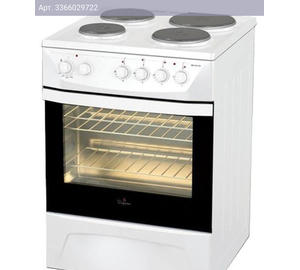Плита газовая Darina 1D GM 141 007 W белый/черный, стеклянная крышка