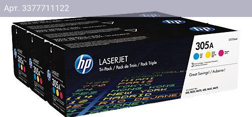 Картридж HP 305A голубой/желтый/пурпурный (cf370am)