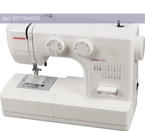 Швейная машина Janome Juno 1512 белый
