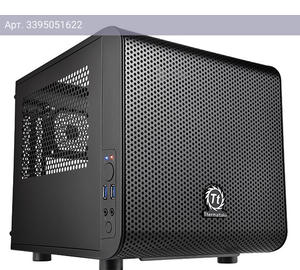 Компьютерный корпус miniITX Thermaltake Core V1 черный (ca-1b8-00s)
