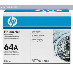 Картридж HP 64A черный (cc364a)