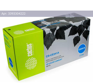 Картридж Cactus CS-CE341A CE341A голубой